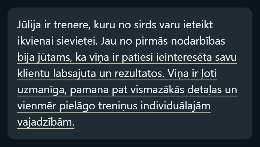 Pacientes atsauksme