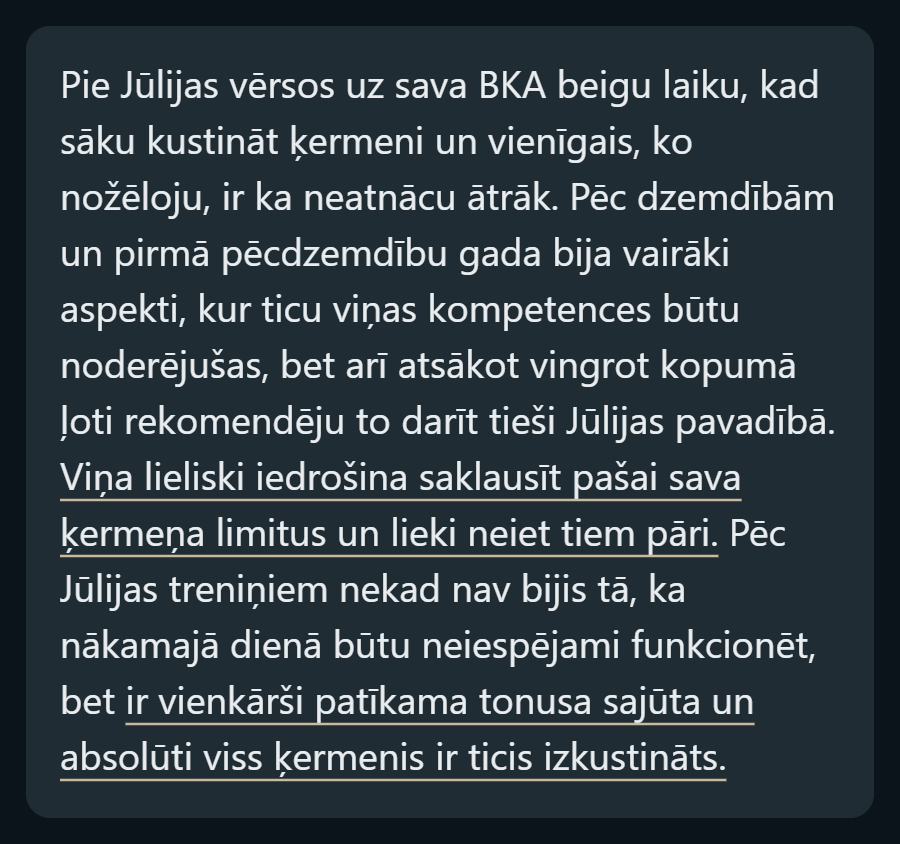 Pacientes atsauksme
